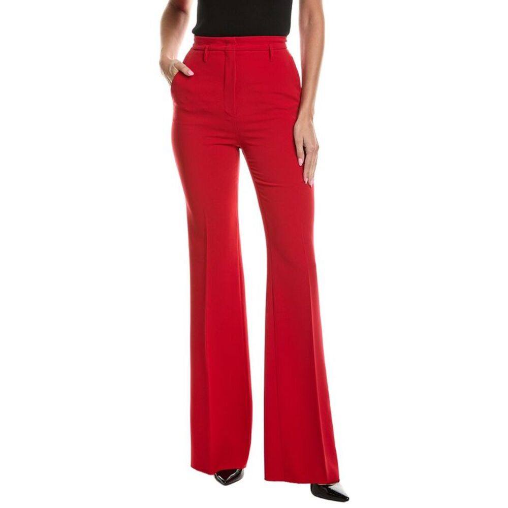 Max Mara Womens  Alabama Long Trouser, Red
